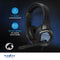 Nedis Gaming Headset - Over-Ear - Surround - USB Type-A - Inklapbare Microfoon - 2.10 m - LED