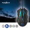 Nedis Gaming Muis - Bedraad - 1200 / 1800 / 2400 / 3600 dpi - Instelbare DPI - Aantal knoppen: 6 - Programmeerbare knoppen - Rechtshandig - 1.50 m - LED