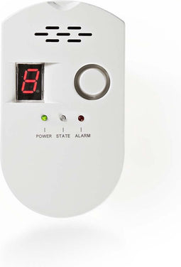 Nedis Gasmelder | Engelse Stekker - LPG - Aardgas - Steenkoolgas