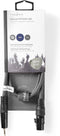 Nedis Gebalanceerde Audiokabel - XLR 3-Pins Female - 3,5 mm Male - Vernikkeld - 1.00 m - Rond - PVC - Donkergrijs - Kartonnen Sleeve