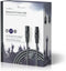 Nedis Gebalanceerde Audiokabel - XLR 3-Pins Male - XLR 3-Pins Female - Vernikkeld - 10.0 m - Rond - PVC - Donkergrijs - Gift Box