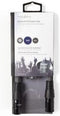 Nedis Gebalanceerde Audiokabel - XLR 3-Pins Male - XLR 3-Pins Female - Vernikkeld - 0.50 m - Rond - PVC - Donkergrijs - Kartonnen Sleeve