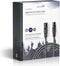 Nedis Gebalanceerde Audiokabel - XLR 3-Pins Male - XLR 3-Pins Female - Vernikkeld - 10.0 m - Rond - PVC - Donkergrijs - Gift Box