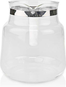 Nedis Glazen Koffiekan - Geschikt voor: Moccamaster K / KB/ 1 0PL / Excellent 10S - 1.2 l - Wit