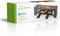 Nedis Gourmet / Raclette - Grill - 2 Personen - Spatel - Anti-aanbak laag - Rechthoek