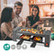Nedis Gourmet / Raclette - Grill - 2 Personen - Spatel - Anti-aanbak laag - Rechthoek