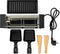 Nedis Gourmet / Raclette - Grill - 2 Personen - Spatel - Anti-aanbak laag - Rechthoek
