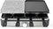 Nedis Gourmet / Raclette - Grill / Steen - 8 Personen - Spatel - Temperatuurinstelling - Anti-aanbak laag - Rechthoek