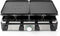 Nedis Gourmet / Raclette - Grill / Steen - 8 Personen - Spatel - Temperatuurinstelling - Anti-aanbak laag - Rechthoek