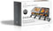 Nedis Gourmet / Raclette - Grill / Steen - 8 Personen - Spatel - Temperatuurinstelling - Anti-aanbak laag - Rechthoek