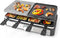 Nedis Gourmet / Raclette - Grill / Steen - 8 Personen - Spatel - Temperatuurinstelling - Anti-aanbak laag - Rechthoek