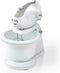 Nedis Handmixer - 200 W - 5-Snelheden - Turbo-functie - Draaikom / 2 Deeghaken / 2 Kloppers - Grijs / Wit