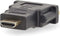 Nedis HDMI-Adapter - HDMI Connector - DVI-D 24+1-Pins Female - Verguld - Recht - ABS - Antraciet - 1 Stuks - Doos