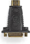 Nedis HDMI-Adapter - HDMI Connector - DVI-D 24+1-Pins Female - Verguld - Recht - ABS - Zwart - 1 Stuks - Doos
