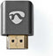 Nedis HDMI-Adapter - HDMI Connector / HDMI Male - HDMI Output - Verguld - 270° Gehoekt - Aluminium - Gun Metal Grijs - 1 Stuks - Cover Window Box