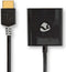Nedis HDMI-Adapter - HDMI Connector - USB Micro-B Female / VGA Female 15p / 3,5 mm Female - Verguld - Recht - PVC - Antraciet - 1 Stuks - Doos