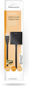 Nedis HDMI-Adapter - HDMI Connector - VGA Female 15p / 3,5 mm Female - Vernikkeld - Recht - PVC - Zwart - 1 Stuks - Doos