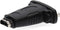 Nedis HDMI-Adapter - HDMI Input - DVI-D 24+1-Pins Female - Vernikkeld - Recht - ABS - Zwart - 1 Stuks - Doos