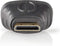 Nedis HDMI-Adapter - HDMI Mini-Connector - HDMI Output - Verguld - Recht - ABS - Antraciet - 1 Stuks - Doos