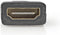 Nedis HDMI-Adapter - HDMI Mini-Connector - HDMI Output - Verguld - Recht - ABS - Zwart - 1 Stuks - Blister