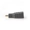 Nedis HDMI-Adapter - HDMI Mini-Connector - HDMI Output - Verguld - Recht - ABS - Zwart - 1 Stuks - Blister