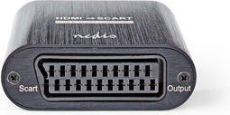 Nedis HDMI-Converter - HDMI Input - Scart Female - 1-weg - 480i - 18 Gbps - Metaal - Antraciet