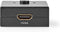 Nedis HDMI-Switch - 3 poort(en) - 1 x HDMI Input / 2x HDMI Input - 1x HDMI Output / 2x HDMI Output - 4K@60Hz - 6 Gbps - Metaal - Antraciet