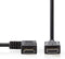 Nedis High Speed HDMI-Kabel met Ethernet - HDMI Connector - HDMI Connector - 4K@30Hz - 10.2 Gbps - 1.50 m - Rond - PVC - Zwart - Blister