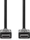 Nedis High Speed HDMI-Kabel met Ethernet - HDMI Connector - HDMI Connector - 4K@30Hz - ARC - 10.2 Gbps - 15.0 m - Rond - PVC - Zwart - Label