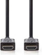 Nedis High Speed HDMI-Kabel met Ethernet - HDMI Connector - HDMI Connector - 4K@30Hz - ARC - 10.2 Gbps - 7.50 m - Rond - PVC - Zwart - Label