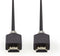 Nedis High Speed HDMI-Kabel met Ethernet - HDMI Connector - HDMI Connector - 4K@60Hz - ARC - 18 Gbps - 7.50 m - Rond - PVC - Antraciet - Doos