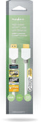 Nedis High Speed HDMI-Kabel met Ethernet - HDMI Connector - HDMI Connector - 4K@60Hz - ARC - 18 Gbps - 1.50 m - Rond - PVC - Wit - Doos