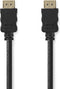 Nedis High Speed HDMI-Kabel met Ethernet - HDMI Connector - HDMI Connector - 4K@30Hz - ARC - 10.2 Gbps - 30.0 m - Rond - PVC - Zwart - Label