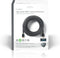 Nedis High Speed HDMI-Kabel met Ethernet - HDMI Connector - HDMI Connector - 4K@30Hz - ARC - 10.2 Gbps - 20.0 m - Rond - PVC - Antraciet - Window Box