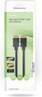 Nedis High Speed HDMI-Kabel met Ethernet - HDMI Connector - HDMI Connector - 4K@30Hz - ARC - 10.2 Gbps - 2.00 m - Rond - PVC - Zwart - Doos