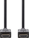 Nedis High Speed HDMI-Kabel met Ethernet - HDMI Connector - HDMI Connector - 4K@30Hz - ARC - 10.2 Gbps - 2.00 m - Rond - PVC - Zwart - Envelop