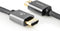 Nedis High Speed HDMI-Kabel met Ethernet - HDMI Connector - HDMI Connector - 4K@60Hz - ARC - 18 Gbps - 2.00 m - Rond - Katoen - Grijs / Gun Metal Grijs - Cover Window Box