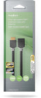 Nedis High Speed HDMI-Kabel met Ethernet - HDMI Connector - HDMI Output - 8K@60Hz - eARC - 48 Gbps - 1.00 m - Rond - PVC - Antraciet - Doos