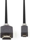 Nedis High Speed HDMI-Kabel met Ethernet - HDMI Connector - HDMI Micro-Connector - 4K@30Hz - 10.2 Gbps - 2.00 m - Rond - PVC - Antraciet - Window Box