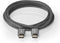 Nedis High Speed HDMI-Kabel met Ethernet - HDMI Connector - HDMI Connector - 4K@60Hz - ARC - 18 Gbps - 5.00 m - Rond - Katoen - Grijs / Gun Metal Grijs - Cover Window Box
