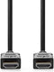 Nedis High Speed HDMI-Kabel met Ethernet - HDMI Connector - HDMI Connector - 4K@30Hz - ARC - 10.2 Gbps - 2.00 m - Rond - PVC - Zwart - Doos