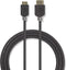 Nedis High Speed HDMI-Kabel met Ethernet - HDMI Connector - HDMI Mini-Connector - 4K@60Hz - 18 Gbps - 2.00 m - Rond - PVC - Antraciet - Window Box