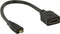 Nedis High Speed HDMI-Kabel met Ethernet - HDMI Micro-Connector - HDMI Output - 4K@30Hz - 10.2 Gbps - 0.20 m - Rond - PVC - Zwart - Envelop