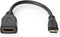 Nedis High Speed HDMI-Kabel met Ethernet - HDMI Mini-Connector - HDMI Output - 4K@30Hz - 10.2 Gbps - 0.20 m - Rond - PVC - Zwart - Doos