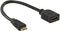 Nedis High Speed HDMI-Kabel met Ethernet - HDMI Mini-Connector - HDMI Output - 4K@30Hz - 10.2 Gbps - 0.20 m - Rond - PVC - Zwart - Envelop