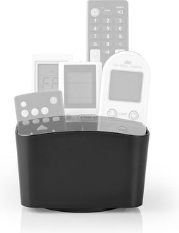 Nedis Houder voor Afstandsbediening - 5 Compartimenten - Draaibaar - ABS - Zwart