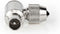 Nedis IEC (Coax) Connector - Gehoekt - Male - Vernikkeld - 75 Ohm - Schroef - Diameter kabelinvoer: 7.0 mm - Metaal - Zilver - 2 Stuks - Envelop