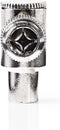 Nedis IEC (Coax) Connector - Gehoekt - Male - Vernikkeld - 75 Ohm - Schroef - Diameter kabelinvoer: 7.0 mm - Metaal - Zilver - 2 Stuks - Envelop