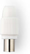 Nedis IEC (Coax) Connector - Recht - Male - Vernikkeld - 75 Ohm - Schroef - Diameter kabelinvoer: 7.0 mm - Metaal / Polyvinylchloride (PVC) - Wit - 2 Stuks - Envelop