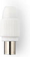 Nedis IEC (Coax) Connector - Recht - Male - Vernikkeld - 75 Ohm - Schroef - Diameter kabelinvoer: 7.0 mm - Metaal / Polyvinylchloride (PVC) - Wit - 2 Stuks - Envelop